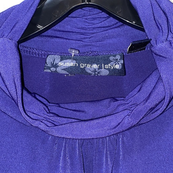 SUSAN GRAVE | STYLE PURPLE TRTLNK LNG SLV SZ L - Picture 4 of 12